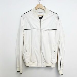 Pal Zileri cream coated Bomber Jacket Size 58 2XL